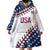 Custom Baseball 2024 USA Wearable Blanket Hoodie Go United States