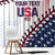 Custom Baseball 2024 USA Window Curtain Go United States