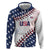 Custom Baseball 2024 USA Zip Hoodie Go United States