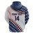 Custom Baseball 2024 USA Zip Hoodie Go United States