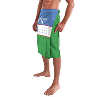 Uzbekistan Football Custom Lavalava Come On White Wolves Flag Style - Wonder Print Shop