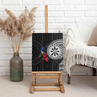 Philippines Strong Canvas Wall Art Filipino Map Polynesian Tattoo - Wonder Print Shop