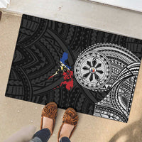 Philippines Strong Rubber Doormat Filipino Map Polynesian Tattoo - Wonder Print Shop