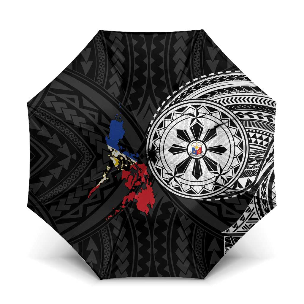 Philippines Strong Umbrella Filipino Map Polynesian Tattoo - Wonder Print Shop