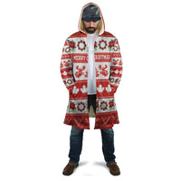 Personalised Canada Christmas Cloak Canadian Moose Maple Leaf Seamless Style - Wonder Print Shop