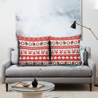Canada Christmas Pillow Cover Canadian Moose Maple Leaf Seamless Style - Wonder Print Shop
