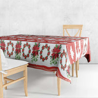 Canada Christmas Tablecloth Canadian Moose Maple Leaf Seamless Style - Wonder Print Shop