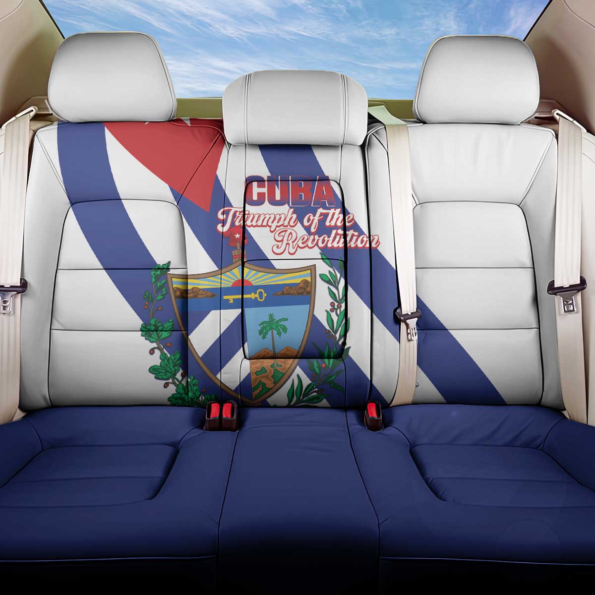 Cuba Liberation Day Back Car Seat Cover Triumph Of The Revolution - Wonder Print Shop