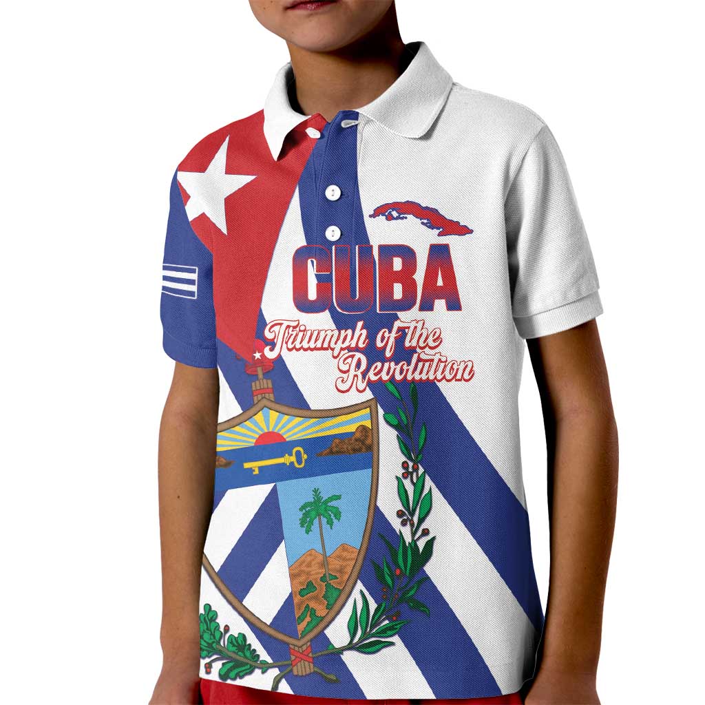 Cuba Liberation Day Kid Polo Shirt Triumph Of The Revolution - Wonder Print Shop