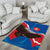 Slovakia Restoration Day Area Rug Happy 1st Of January - Slovak Golden Eagle - Wonder Print Shop