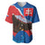 Slovakia Restoration Day Baseball Jersey Happy 1st Of January - Slovak Golden Eagle - Wonder Print Shop