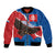 Slovakia Restoration Day Bomber Jacket Happy 1st Of January - Slovak Golden Eagle - Wonder Print Shop