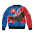 Slovakia Restoration Day Bomber Jacket Happy 1st Of January - Slovak Golden Eagle - Wonder Print Shop