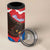 Slovakia Restoration Day 4 in 1 Can Cooler Tumbler Happy 1st Of January - Slovak Golden Eagle - Wonder Print Shop