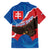 Slovakia Restoration Day Hawaiian Shirt Happy 1st Of January - Slovak Golden Eagle - Wonder Print Shop