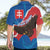 Slovakia Restoration Day Hawaiian Shirt Happy 1st Of January - Slovak Golden Eagle - Wonder Print Shop