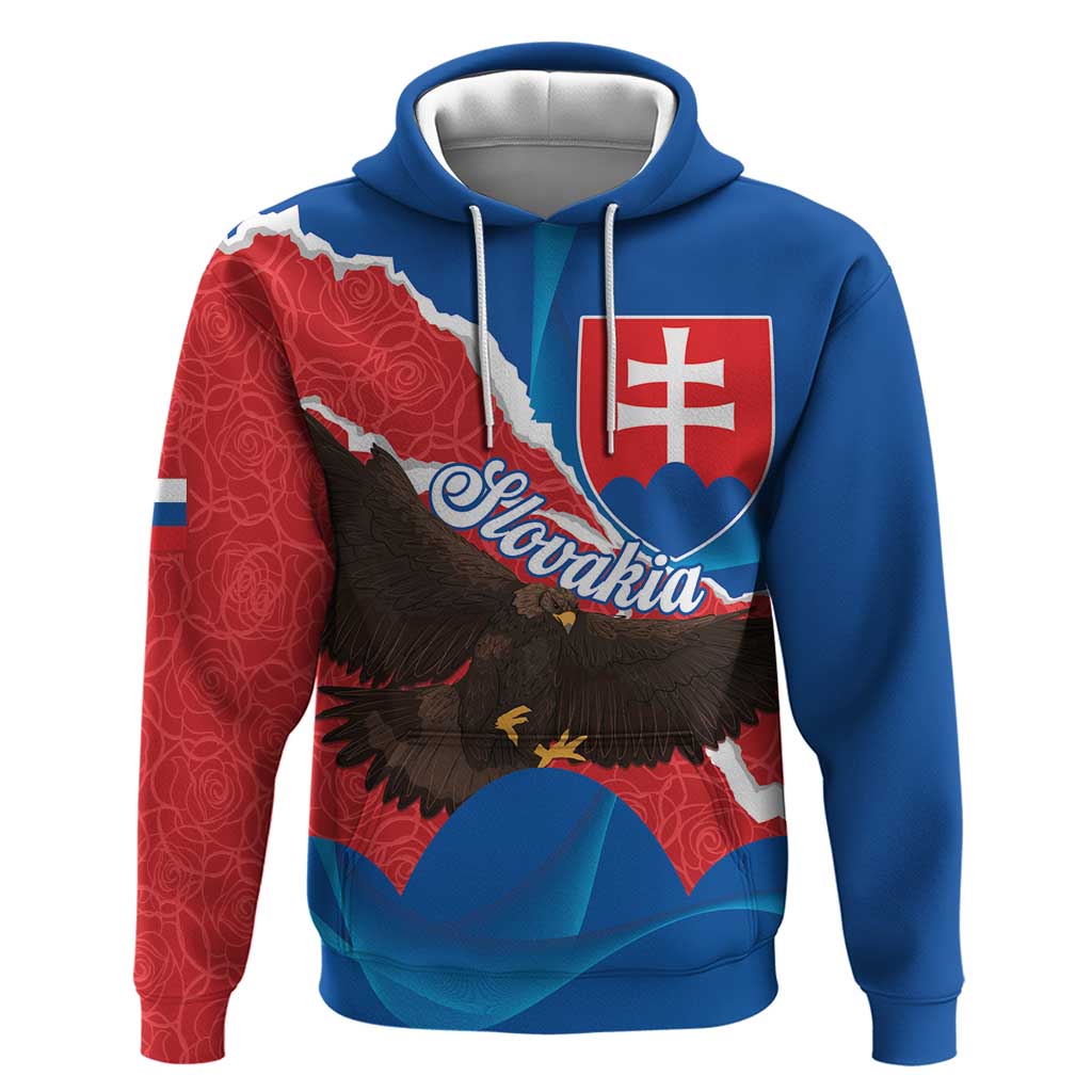 Slovakia Restoration Day Hoodie Happy 1st Of January - Slovak Golden Eagle - Wonder Print Shop