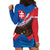 Slovakia Restoration Day Hoodie Dress Happy 1st Of January - Slovak Golden Eagle - Wonder Print Shop