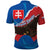 Slovakia Restoration Day Polo Shirt Happy 1st Of January - Slovak Golden Eagle - Wonder Print Shop