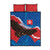 Slovakia Restoration Day Quilt Bed Set Happy 1st Of January - Slovak Golden Eagle - Wonder Print Shop