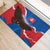 Slovakia Restoration Day Rubber Doormat Happy 1st Of January - Slovak Golden Eagle - Wonder Print Shop