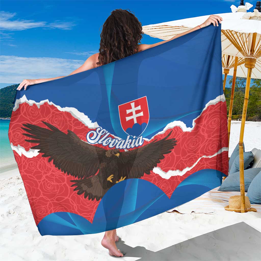 Slovakia Restoration Day Sarong Happy 1st Of January - Slovak Golden Eagle