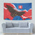 Slovakia Restoration Day Tapestry Happy 1st Of January - Slovak Golden Eagle - Wonder Print Shop