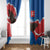 Slovakia Restoration Day Window Curtain Happy 1st Of January - Slovak Golden Eagle - Wonder Print Shop