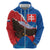 Slovakia Restoration Day Zip Hoodie Happy 1st Of January - Slovak Golden Eagle - Wonder Print Shop