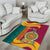 Sri Lanka Independence Day Area Rug Sri Lankan Lion Mix Sinhalese Pattern - Wonder Print Shop