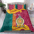 Sri Lanka Independence Day Bedding Set Sri Lankan Lion Mix Sinhalese Pattern - Wonder Print Shop