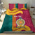 Sri Lanka Independence Day Bedding Set Sri Lankan Lion Mix Sinhalese Pattern - Wonder Print Shop