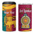 Sri Lanka Independence Day 4 in 1 Can Cooler Tumbler Sri Lankan Lion Mix Sinhalese Pattern