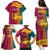 Sri Lanka Independence Day Family Matching Puletasi and Hawaiian Shirt Sri Lankan Lion Mix Sinhalese Pattern - Wonder Print Shop