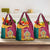 Sri Lanka Independence Day Grocery Bag Sri Lankan Lion Mix Sinhalese Pattern