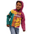 Sri Lanka Independence Day Kid Hoodie Sri Lankan Lion Mix Sinhalese Pattern - Wonder Print Shop