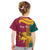 Sri Lanka Independence Day Kid T Shirt Sri Lankan Lion Mix Sinhalese Pattern - Wonder Print Shop