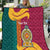 Sri Lanka Independence Day Quilt Sri Lankan Lion Mix Sinhalese Pattern - Wonder Print Shop