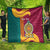 Sri Lanka Independence Day Quilt Sri Lankan Lion Mix Sinhalese Pattern - Wonder Print Shop