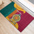 Sri Lanka Independence Day Rubber Doormat Sri Lankan Lion Mix Sinhalese Pattern - Wonder Print Shop