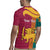 Sri Lanka Independence Day Rugby Jersey Sri Lankan Lion Mix Sinhalese Pattern - Wonder Print Shop