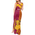 Sri Lanka Independence Day Tank Maxi Dress Sri Lankan Lion Mix Sinhalese Pattern - Wonder Print Shop