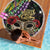 Mardi Gras 2025 Beach Blanket Beadeds With Gorgeous Mask - Wonder Print Shop