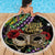 Mardi Gras 2025 Beach Blanket Beadeds With Gorgeous Mask - Wonder Print Shop