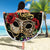 Mardi Gras 2025 Beach Blanket Beadeds With Gorgeous Mask - Wonder Print Shop