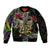 Mardi Gras 2025 Bomber Jacket Beadeds With Gorgeous Mask - Wonder Print Shop