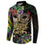 Mardi Gras 2025 Button Sweatshirt Beadeds With Gorgeous Mask - Wonder Print Shop