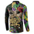 Mardi Gras 2025 Button Sweatshirt Beadeds With Gorgeous Mask - Wonder Print Shop