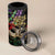 Mardi Gras 2025 4 in 1 Can Cooler Tumbler Beadeds With Gorgeous Mask