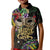 Mardi Gras 2025 Kid Polo Shirt Beadeds With Gorgeous Mask - Wonder Print Shop